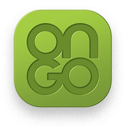 The old On Go app icon: green, with the letters O N G O.